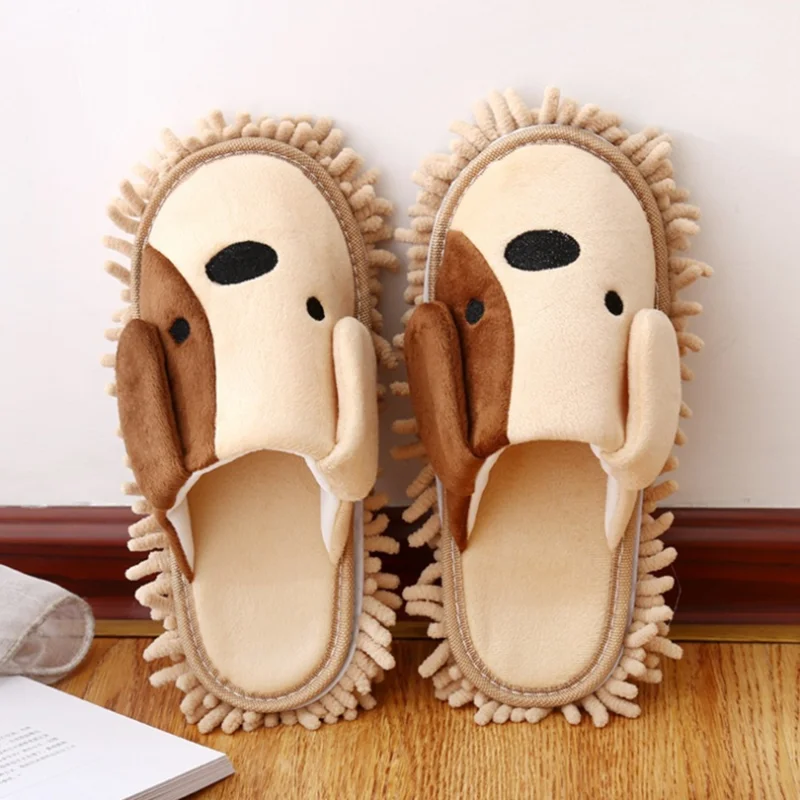Vrouwen & Man Winter Unisex Badkamer Slippers Voor Droge Voet Cleaning Floor Slipper Slepen Schoen Mop Huishoud