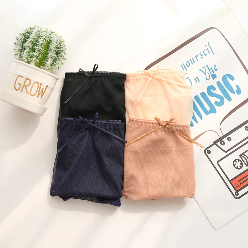 Женские трусики сексуальное кружевное ультратонкое прозрачное Сетчатое