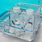 Муравьиная ферма, муравьиный домик, замок, прозрачная мандариновая клетка, коробка для наблюдения за насекомыми, Детская Экологическая обучающая модель, игрушка