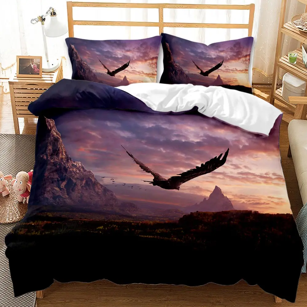 

Eagle luxury duvet cover designer bedding set king queen twin xl bed set full size comforter set