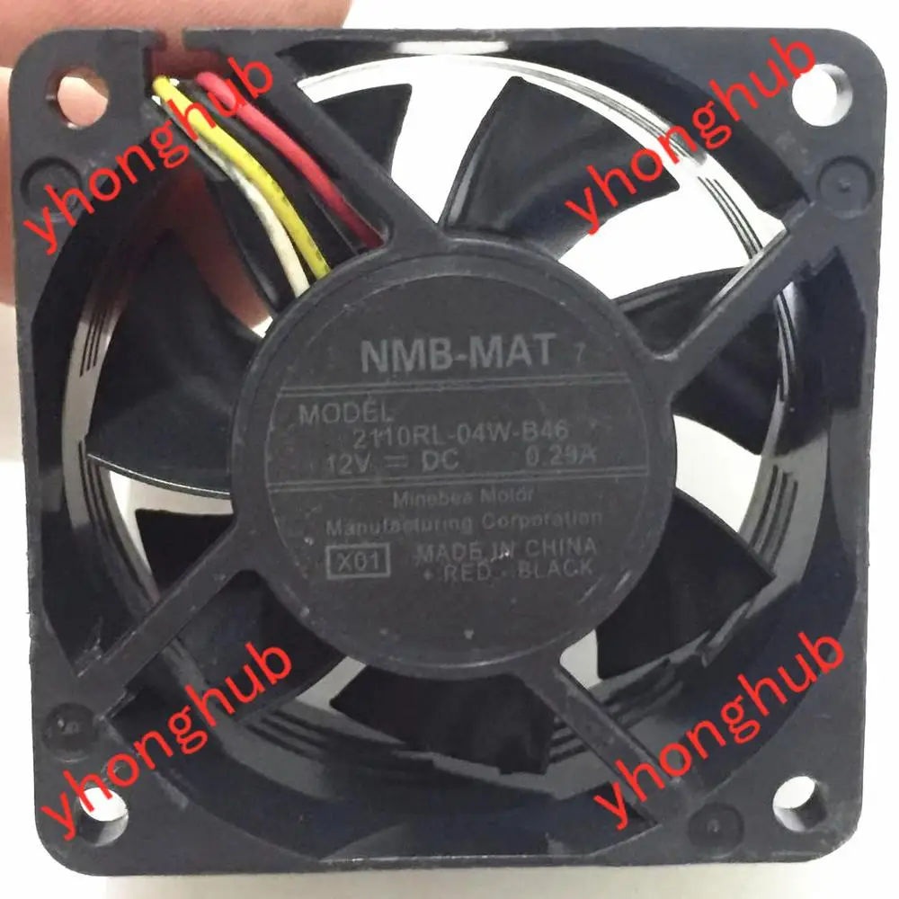 NMB-MAT 2110RL-04W-B46 X01 DC 12V 0.29A 50x50x25 мм вентилятор охлаждения сервера | Компьютеры и офис