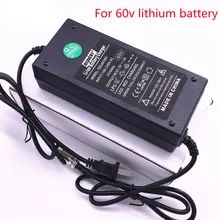 DC 67.2V 2A Smart Lithium Battery Charger Adapter For Wheelbarrow Self Balancing Scooter 60V Battery XLR 3 Pins 12MM Connector