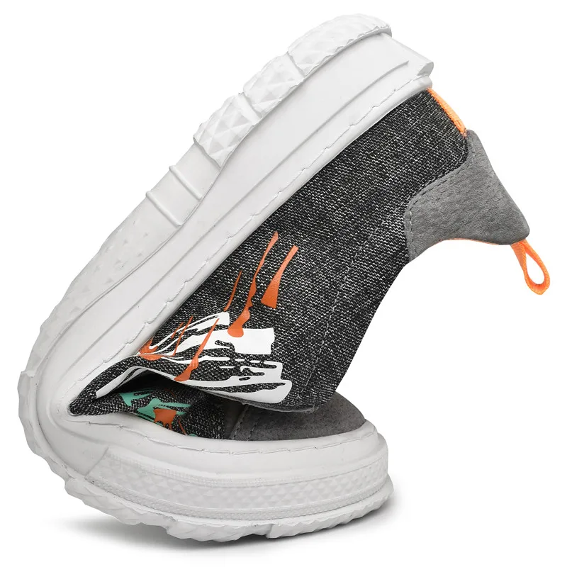 

2019 Spring New Trend Color Matching Wild Shoes Comfortable Casual Breathable Deodorant Wear Canvas Student Men's Shoes