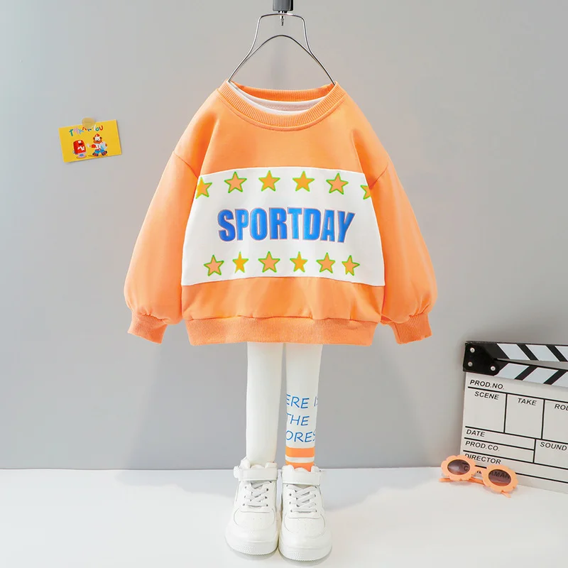 

2 шт./компл. осенние комплекты детской одежды для девочек, детская дизайнерская одежда, милые брюки, модная Милая толстовка, Roupa Infantil для дево...