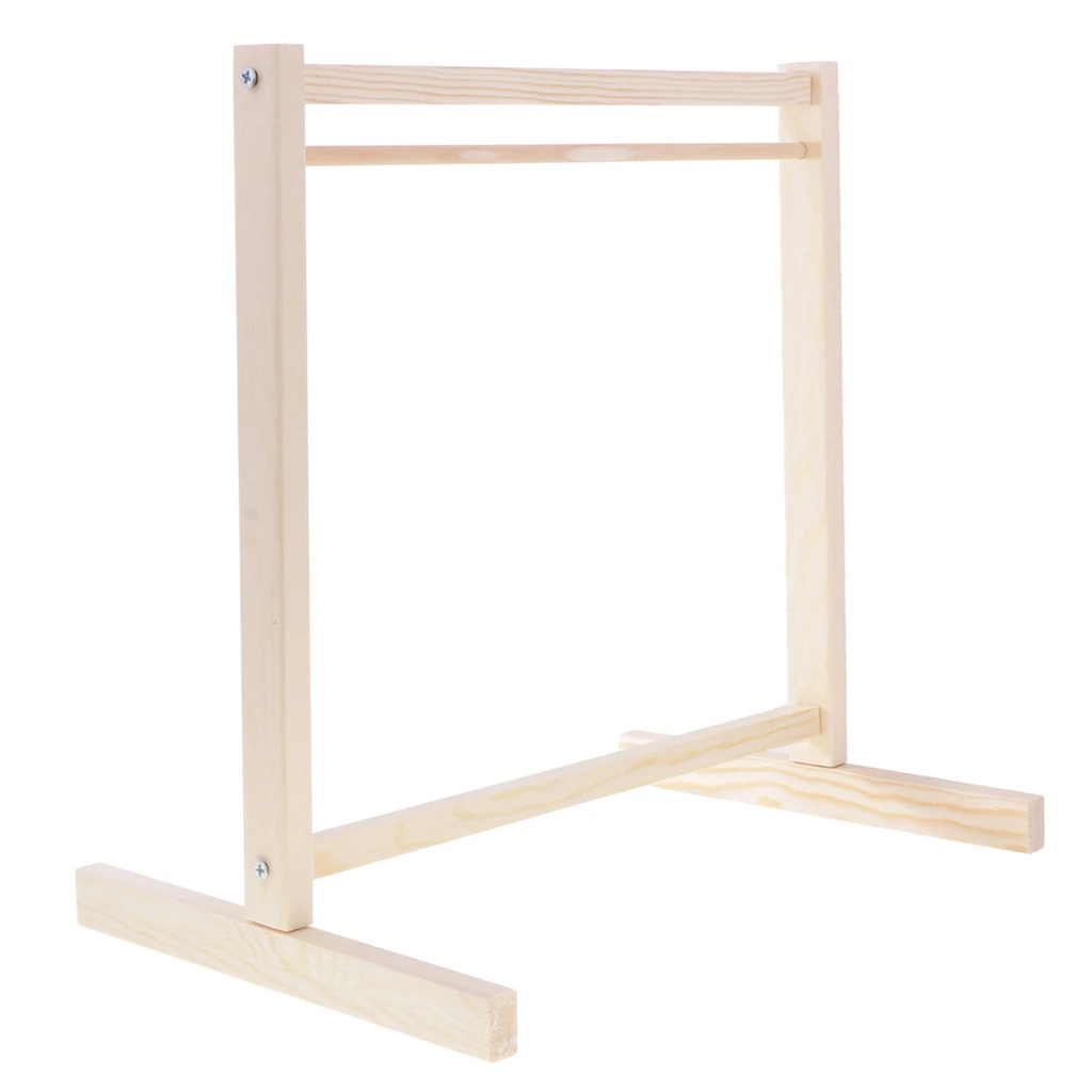 

Wooden Dollhouse Funiture DIY Assembled Clothes Rack Organizers for 1/6