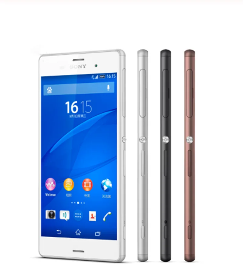 Sony Xperia Z3 D6603 5,2 дюймов одна Sim четырехъядерный 3 ГБ ОЗУ 16 Гб ПЗУ отремонтированный разблокированный телефон nfc
