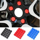 20 шт. 17 мм 19 мм 21 мм Автомобильная Силиконовая Стандартная Крышка Декоративная защита колеса винты болты гайка крышка
