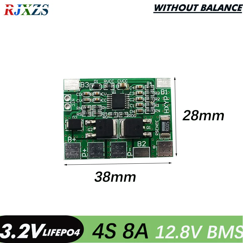 4S 8A 12 8 V 32650 lifepo4 BMS PCM Защитная плата батареи bms pcm для детской lifepo4|Интегральные