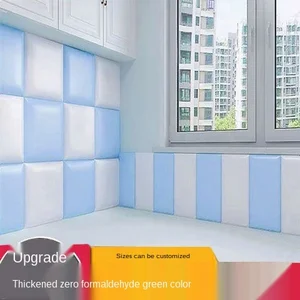 Горячие точки утолщение самоклеющиеся изголовья стены стикер, анти-столкновения стикер стены татами без формальдегида