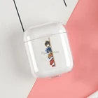 Чехол Genshin Impact Chibi для Apple Airpods 3 2 1 Pro, прозрачный чехол для беспроводных Bluetooth-наушников, защитный чехол