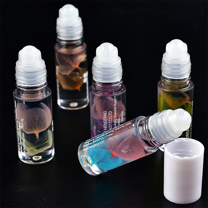 Засушенные цветы губ масляная помада питательный шарик ролика увлажнение