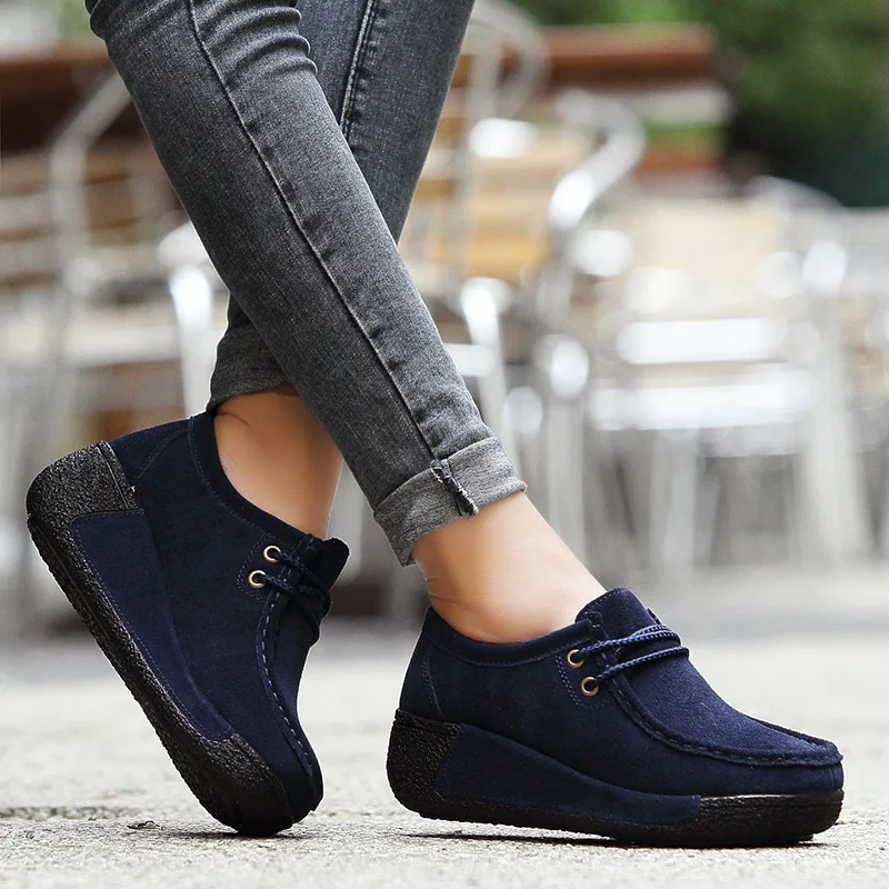 Женская обувь на плоской подошве низкая Толстая ботильоны повседневная