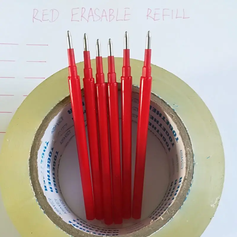 Офисные и школьные канцелярские принадлежности сменная ручка 0 7 мм красная