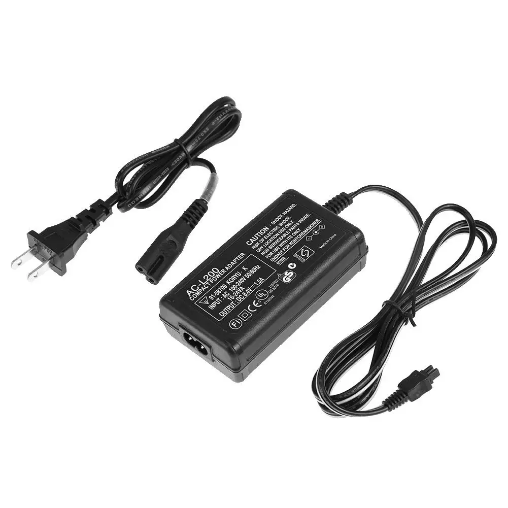 100V-240V AC Power Adapter Camcorder Charger 8.4V 1.5-1.7A fast charging adaptor for Sony AC-L200 L25B Camera | Электроника