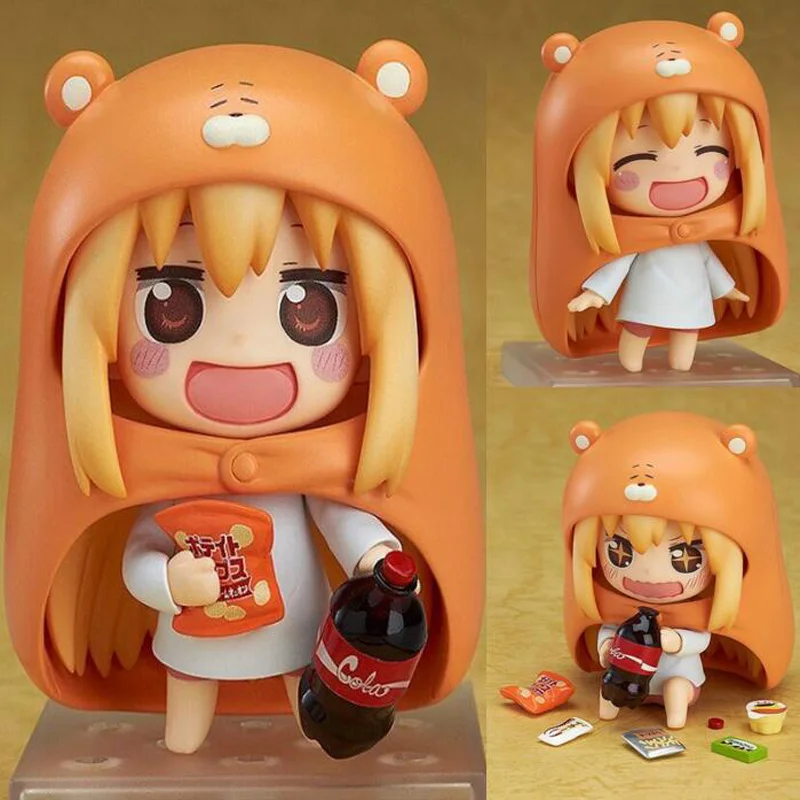 Лолита Sankaku голова Himouto! 524 Умару-Чан Умару фигурка Аниме Nendoroid Doma Marmot хомяки Модель Фигурки 10 см