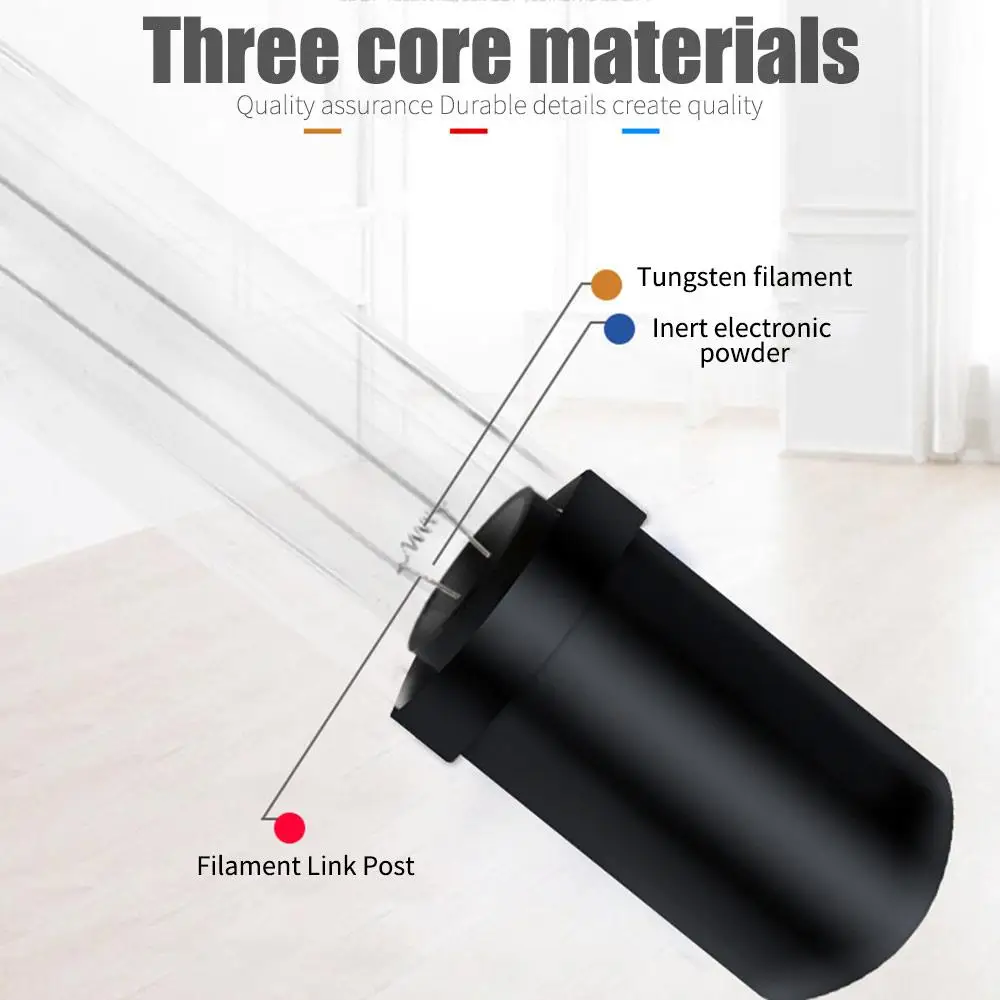 

SOLEDI 5/7/9/11w Portable Lamp Ozone Bulb UVC Fish Tank Energy Conservation Germicidal Lamp Home Tube Protective Equipment