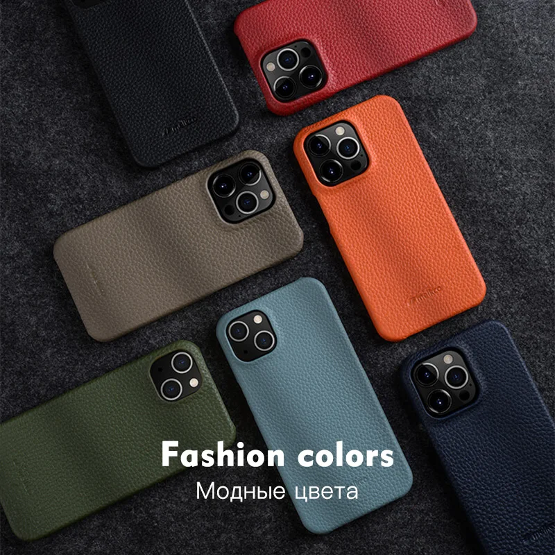 melkco premium genuine leather case for iphone 13 pro max mini luxury business fashion cowhide phone cases back cover free global shipping