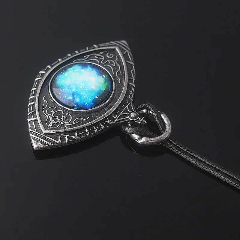 MIDY Game rodborne Cosmic Eye ожерелья ворона Охотник на колесо ожерелье с кулоном значком для