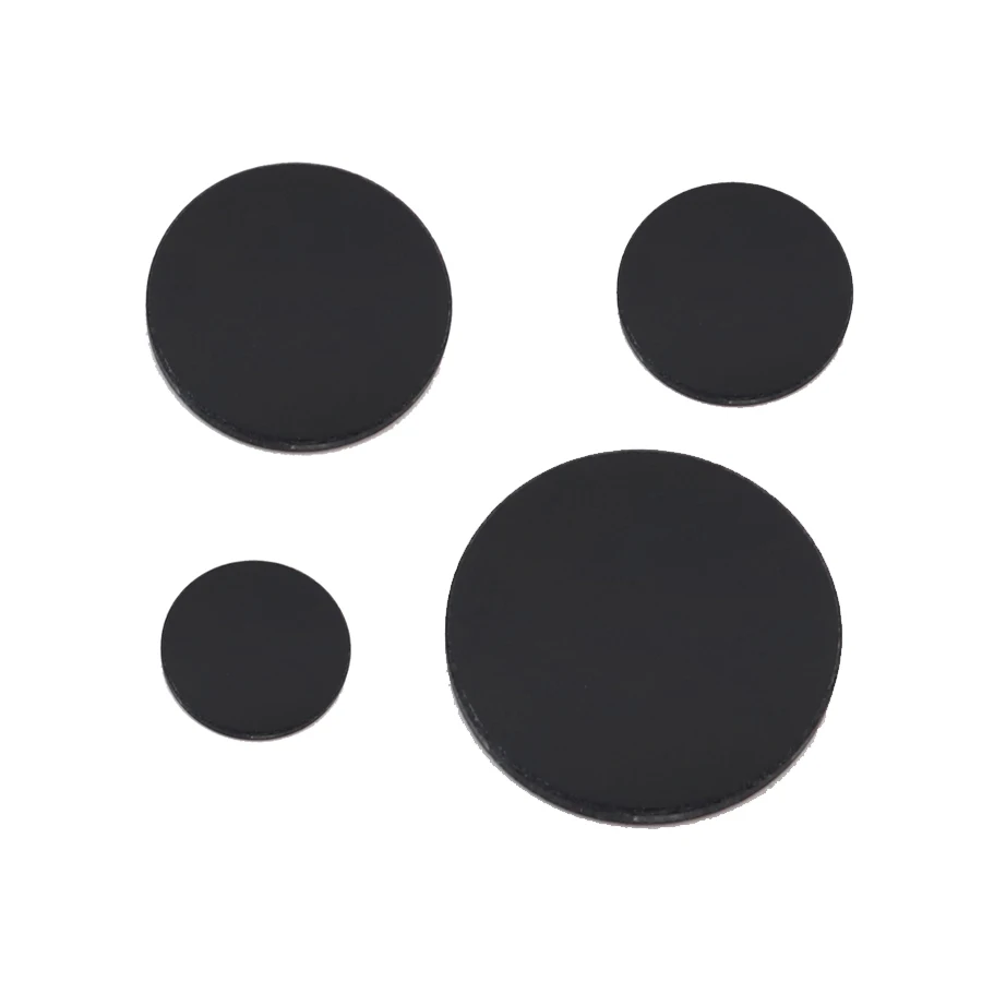 ZWB2 UV 365nm Ultraviolet Light Filter 18mm 20mm 22 28mm 41.5mm Black Flashlight Glass lens Blocking other light except |