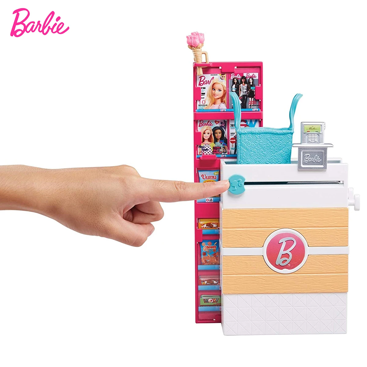 Оригинальная кукла Барби со светлыми волосами набор для супермаркета