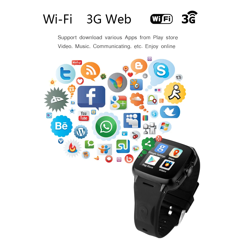 696 Z01 3g WCDMA Android система Смарт-часы фитнес-трекер сна Bluetooth gps телефон Smartwatch Push Message