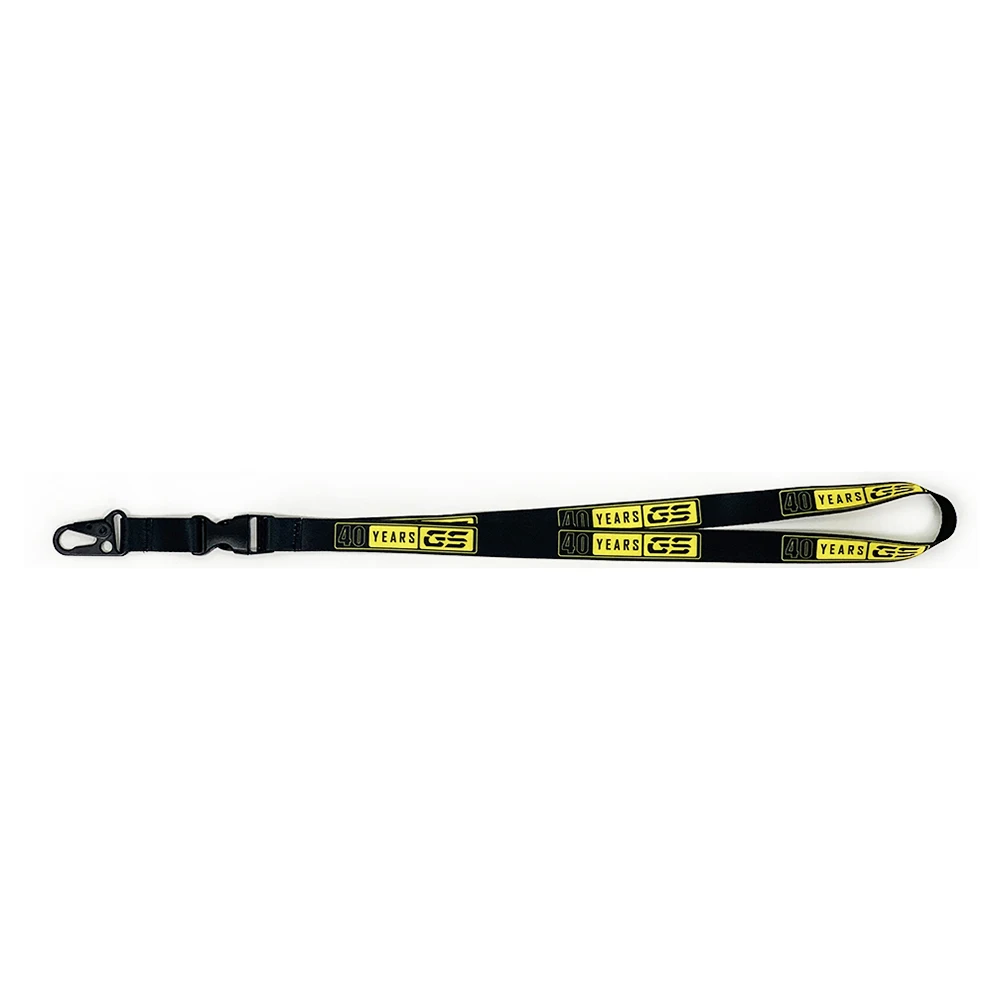 

40 Years GS Badge Keyring NEW Motorcycle Key Holder Chain Keychain Lanyard Key mobile Phone keychain Neck Strap rope