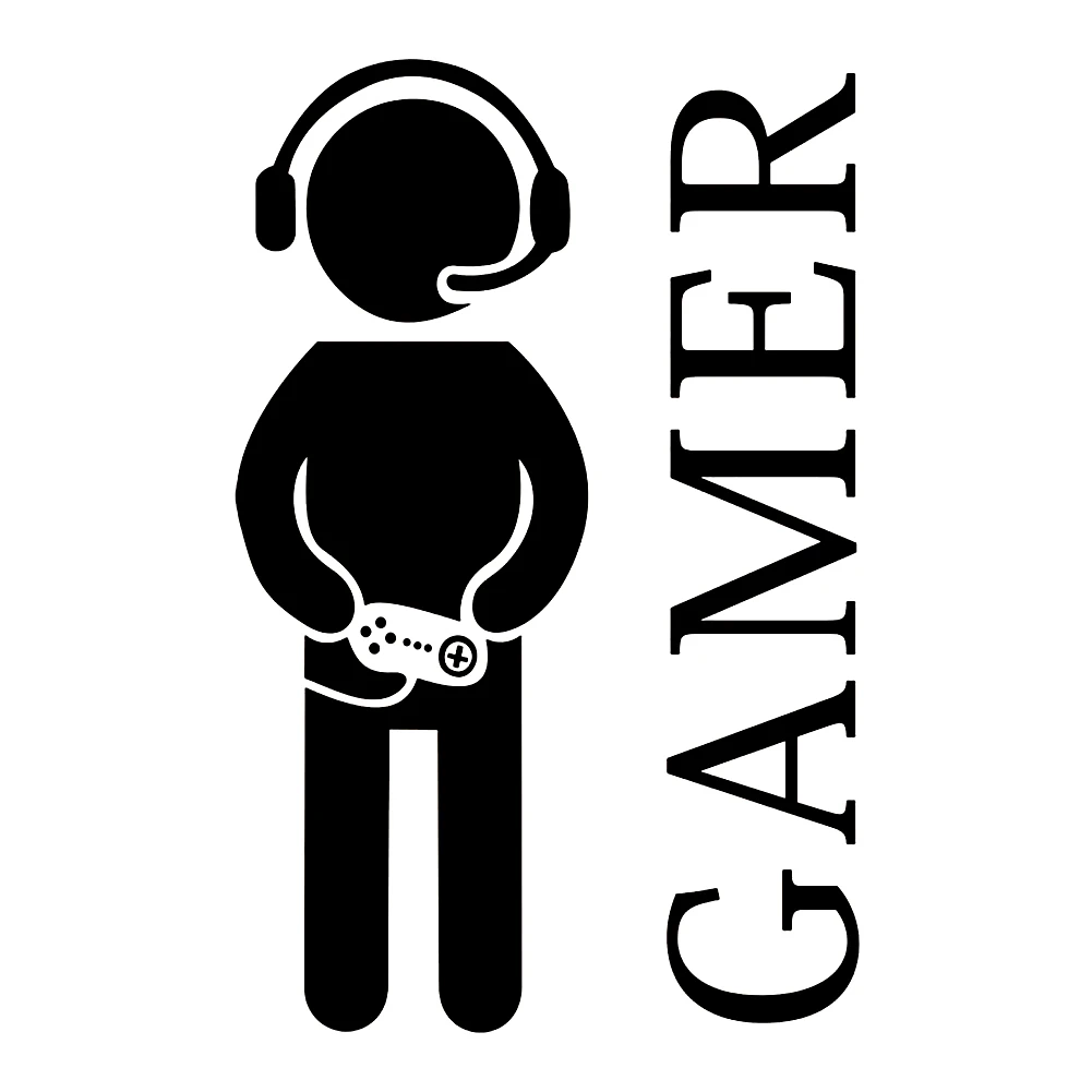 40*60 см геймер стикер на стену игра музыкант резные полые обои s для дома стены