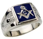 Винтажные мужские масонские кольца Тамплиер масонский AG перстень в стиле панк мужские модные украшения для вечеринок лучший подарок