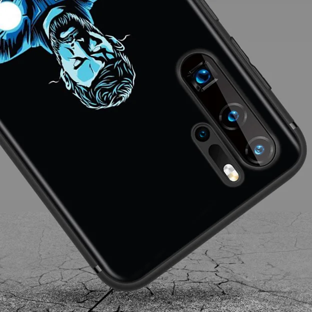 

Marvel Avengers Super Hero Thor For Huawei P50 P40 P30 P20 P10 P9 P8 Lite E Mini Pro Plus 5G Soft TPU Silicone Black Phone Case
