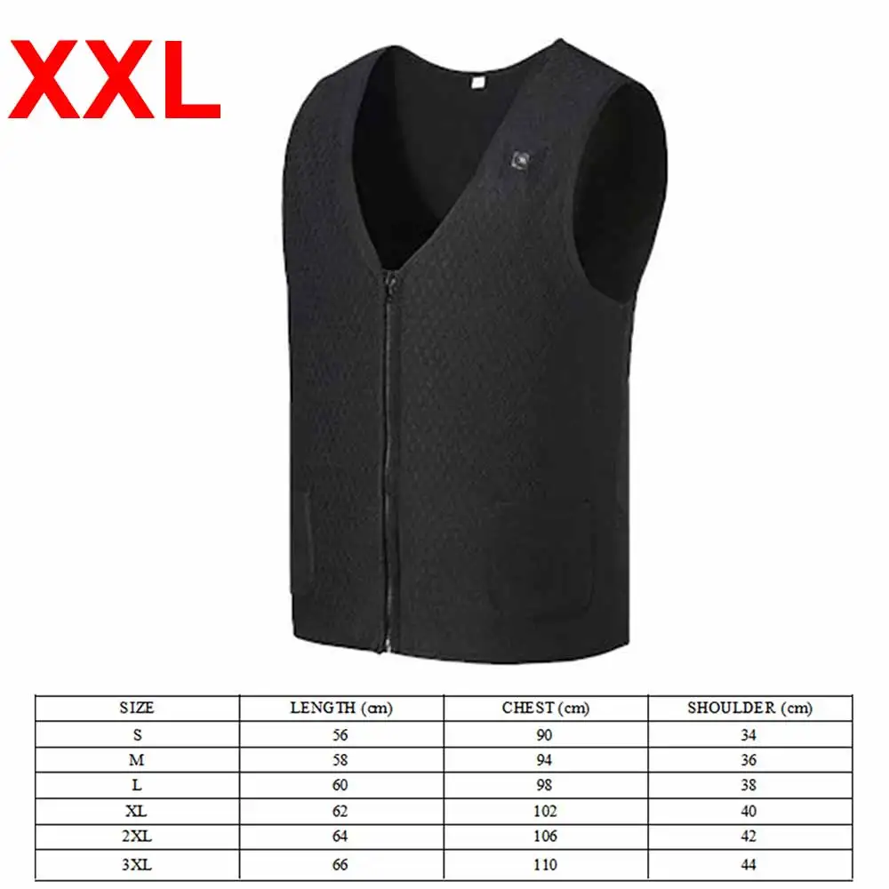 

Smart Heating Vest USB Infrared Electric Flexible Thermal Winter Warm Jacket for Women Men Outdoor Tools