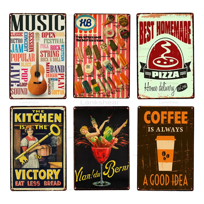 Еда яйца жестяная вывеска винтажная табличка рисунок для бара кафе дома