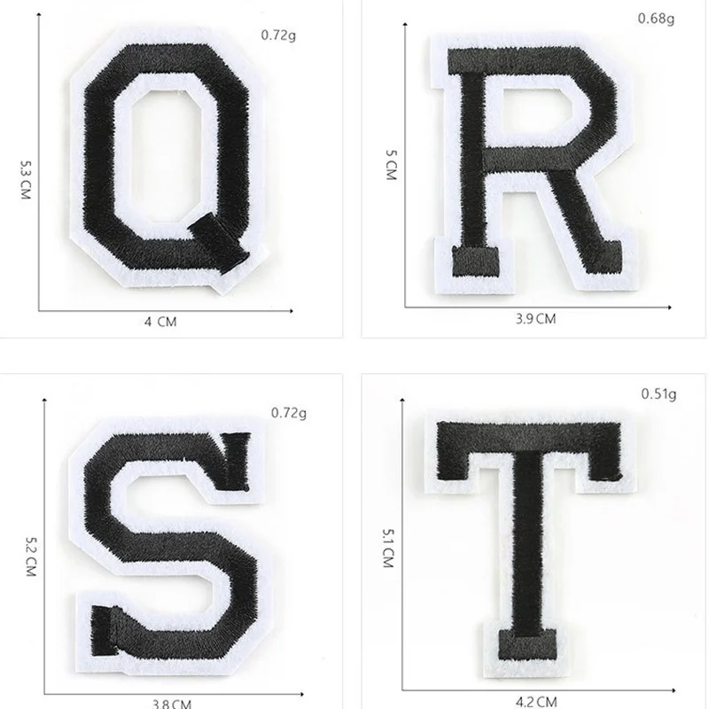 Нашивка сделай сам с 26 английскими буквами вышитая железная нашивка для одежды