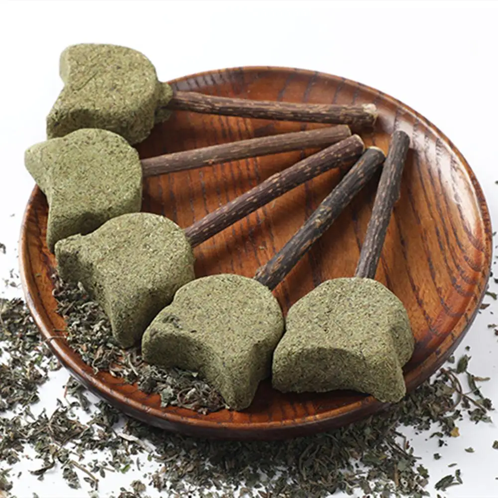 Чистящие зубы для кошек игрушки искусственная молярная Жевательная мята леденец