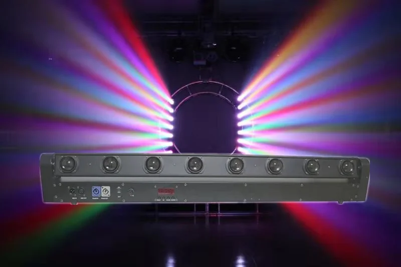Светодиодный прожектор с движущейся головкой RGBW 8x12 Вт DMX512 движущийся для диджея