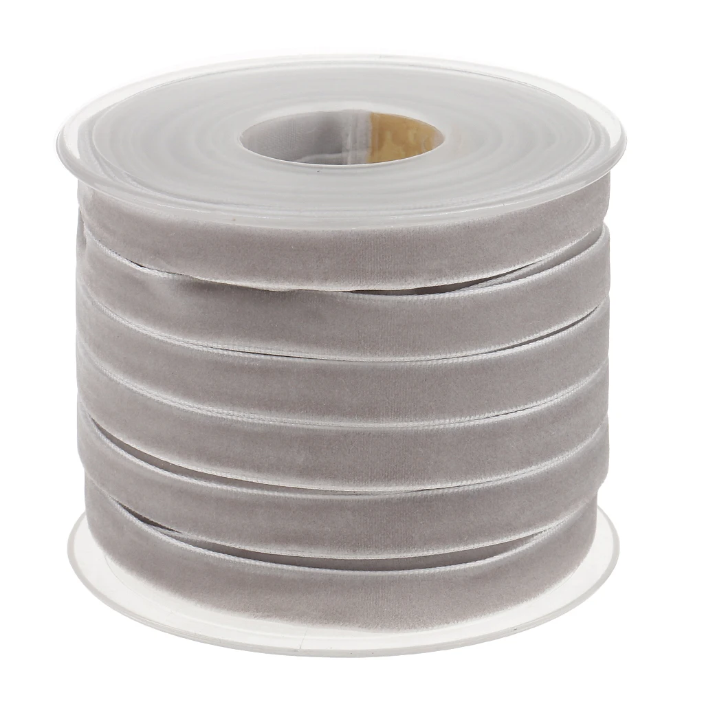 20 ярдов бархатная лента шириной 10 мм для Свадебные поделки сделай сам Украшения |