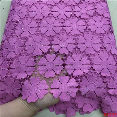 Tissu africain broderie coton нигерийский шнур кружевной ткани высокое качество Гипюр Вышивка Французская ткань кружево для вечернего платья - Цвет: As Picture