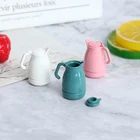 1:12 миниатюрный цветной металлический мини-чайник для кукольного домика аксессуары для кукольного домика
