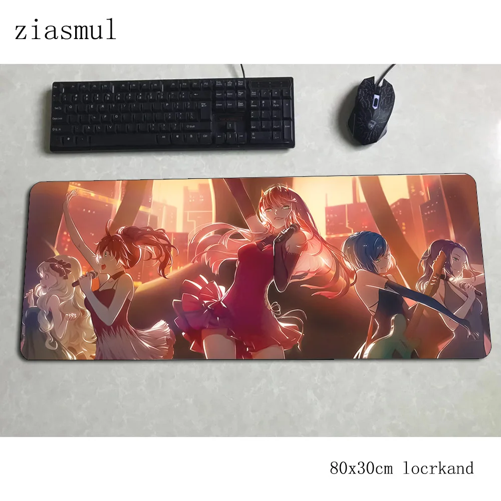 Darling в franxx коврик для мыши с изображением 800x300x3 мм толщиной и геймпад пк