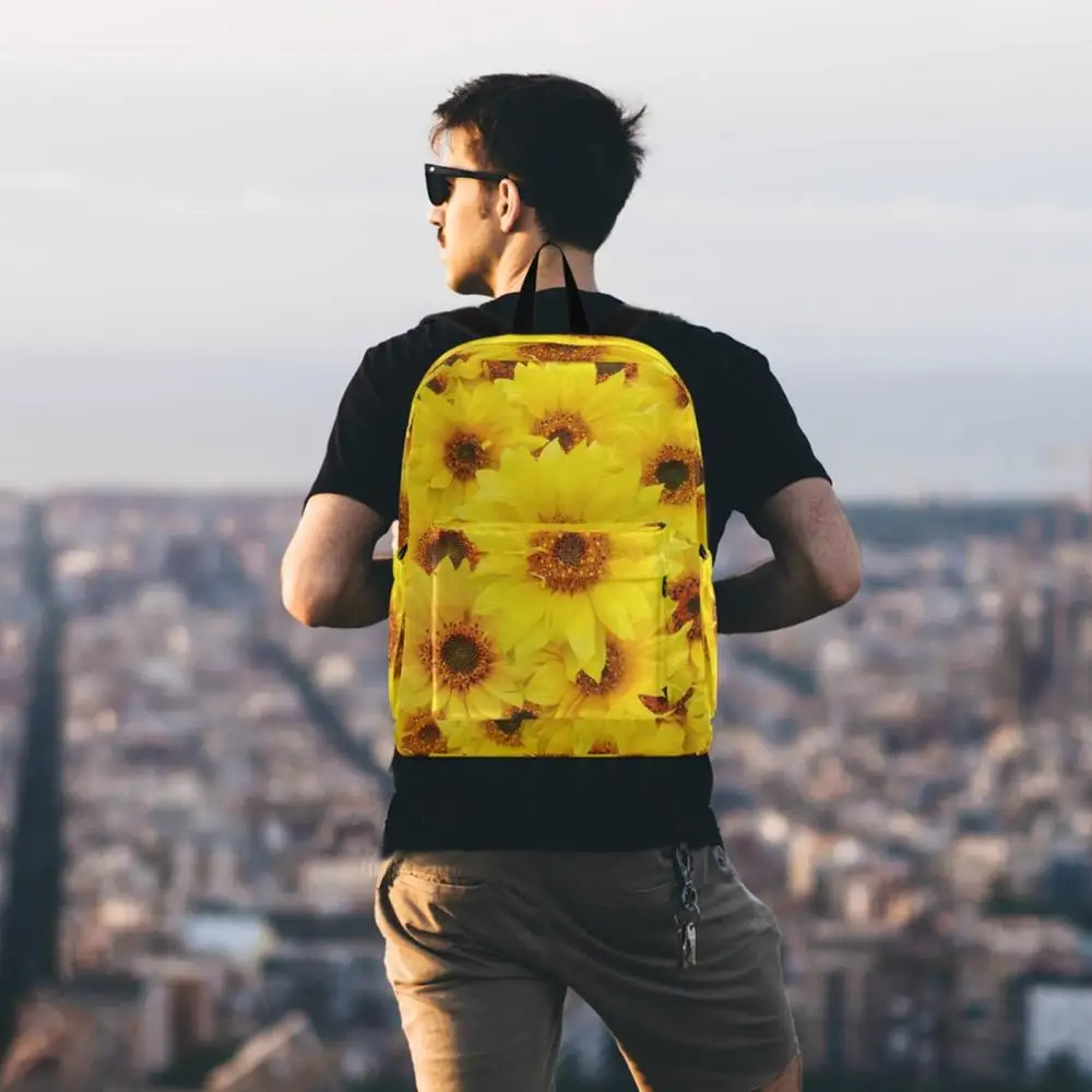 

Print Sunflower Style Brand 2020 Backpacks For School Teenagers Girls Laptop Bags Fashion Women Travel Back Pack