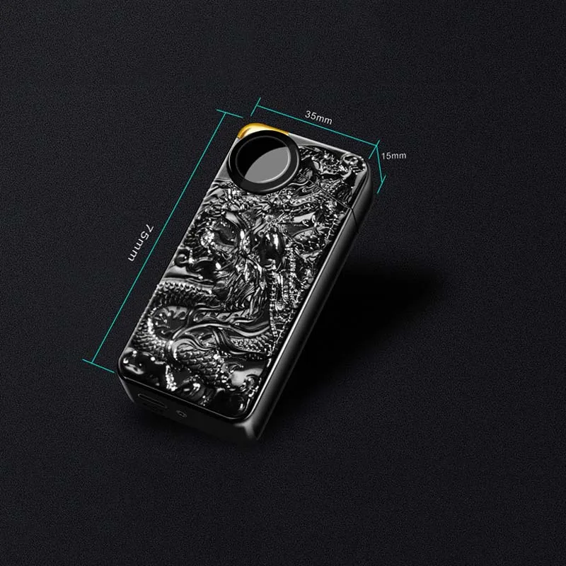 USB зажигалка с двойной дугой сенсорный переключатель Электронная ветрозащитная