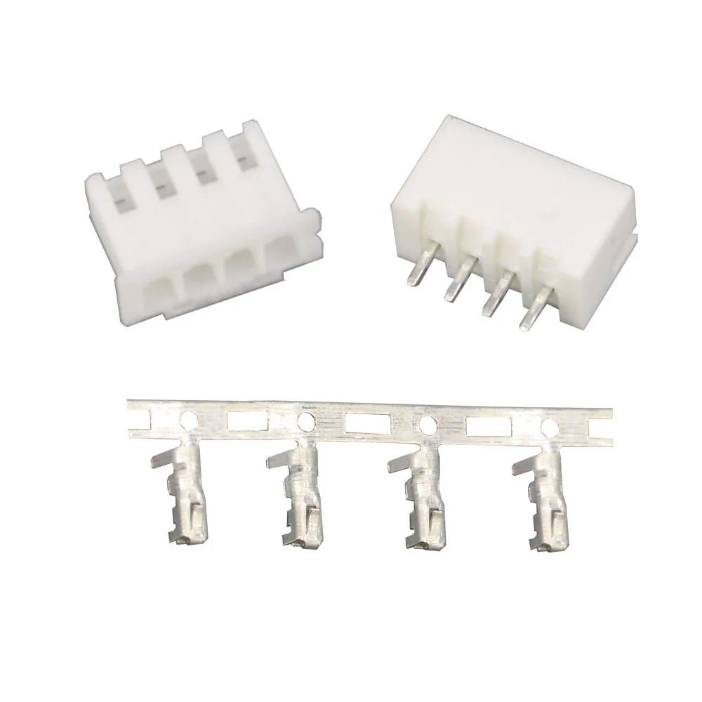 

XH2.54-4P 4Pin Straight needle spacing 2.54mm connectors Male and Female Plug + terminals