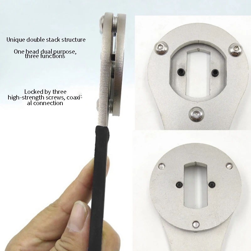 

Two in One Lock Ring Remover Bottom Bracket Spanner Wrench with Solar Fountain Watering Kit