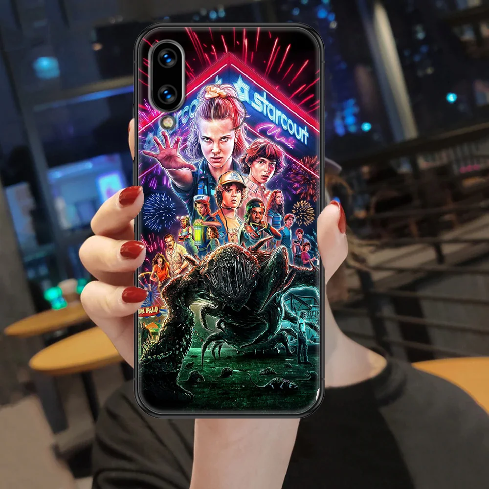 Чехол для телефона Huawei Honor View 6 7 8 9 10 10i 20 A C X Lite Pro Play Черный Модный чехол с