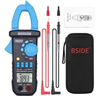 Цифровые токоизмерительные клещи BSIDE, постоянный ток, переменный ток, 400A, амперметр, тестер напряжения, мультиметр, автомобильный вольтметр, ампер, Гц, емкость, тест NCV Ом