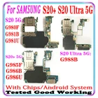 Материнская плата 12 г + 128 ГБ для Samsung Galaxy S20 5G G980F G981U G981B S20 + G985F S20 + 5G G986B G986U S20 Ultra 5G G988B, европейская версия