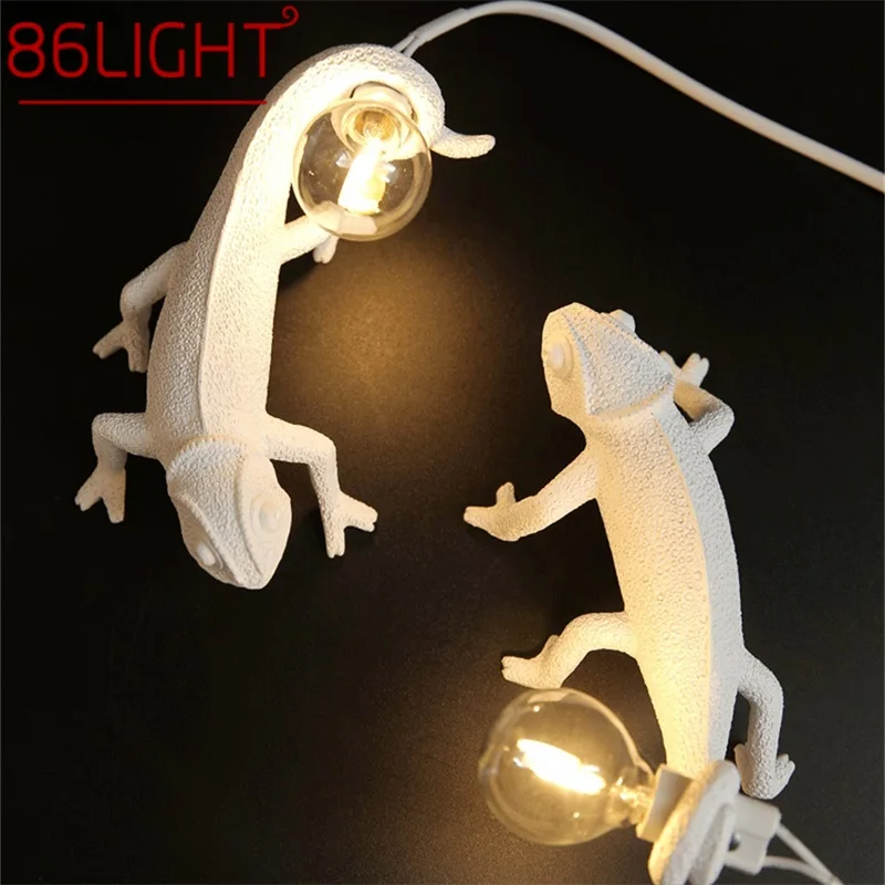 86LIGHT Wall Sconces Lamps Contemporary Creative Cartoon Chameleon LED Light For Home Decoration