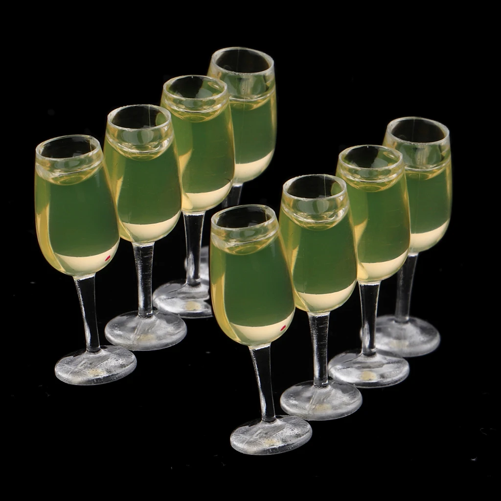 8 шт. Миниатюрные аксессуары для кукольного домика 1/12