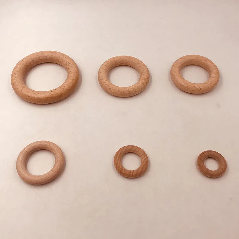 DIY 25mm70mm бука деревянные детские Прорезыватели для зубов Вуда Прорезыватель Соска цепи 3C безопасности сертификации Woode зубной прорезыватель для малышей подарок
