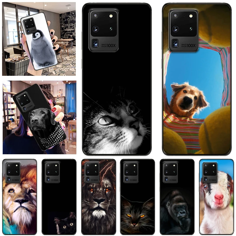 

For Samsung Galaxy S20 Ultra Phone Case Galaxy S20 Ultra 4G 5G Case Soft Tpu Silicone Back Cover Shell Soft Cover