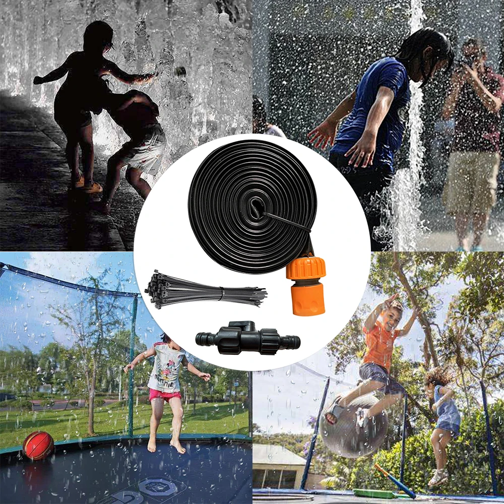 

Trampoline Sprinkler Summer Water Sprinkler Outdoor Garden Water Games Toy Sprayer Backyard Water Park Accessories Fun For Kids